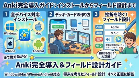 Ankiカードの作り方──インストールからデッキ・フィールド設計まで全手順