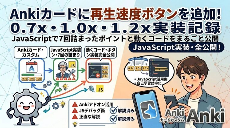 Ankiカードの作り方──インストールからデッキ・フィールド設計まで全手順 - 教えてスーツマン！