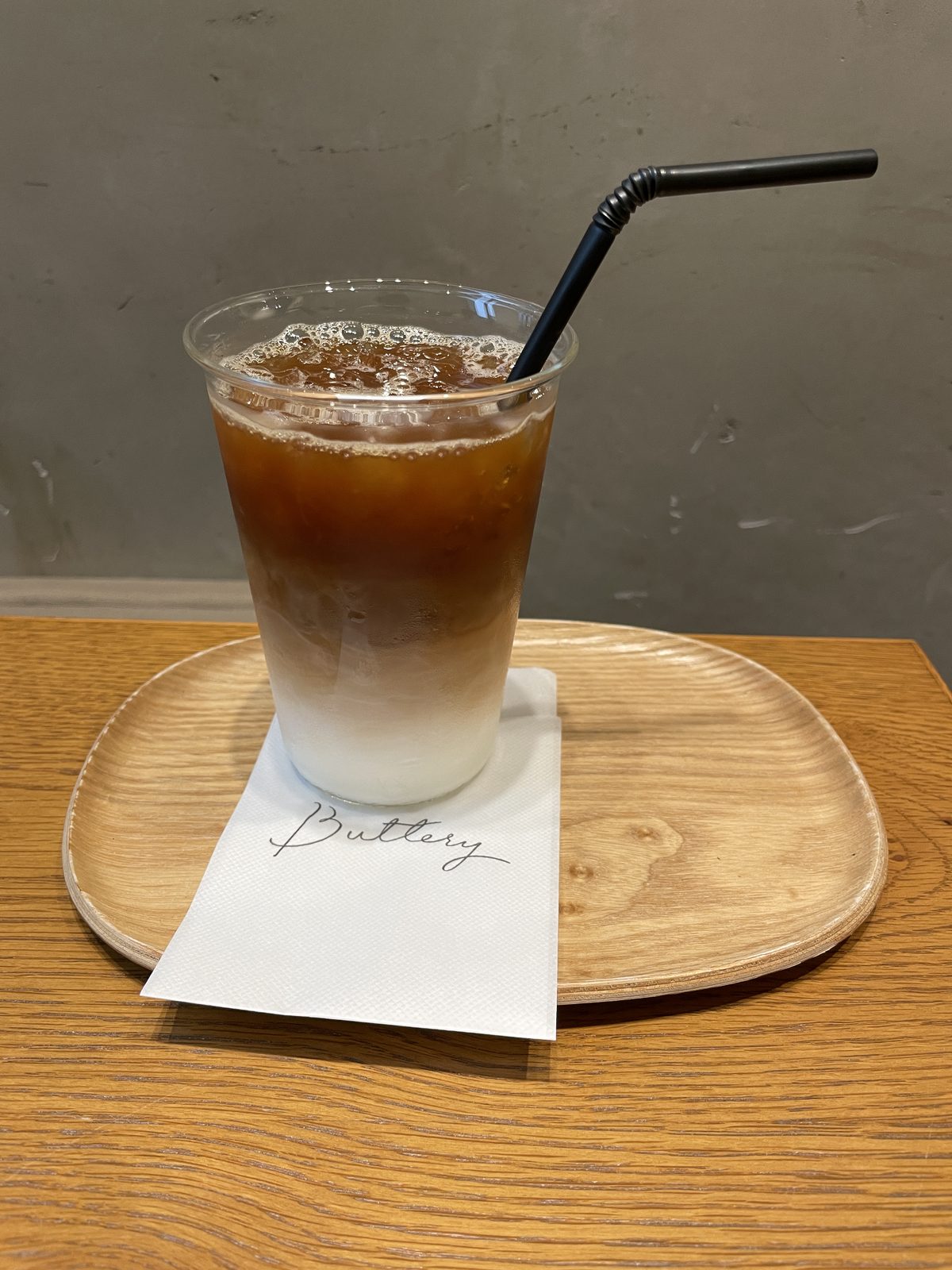 Butteryで飲んだカフェオレ